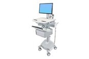Skærmholder - Ergotron StyleView Cart with LCD Pivot LiFe Powered 1 Tall Drawer - SV44-13B2-2