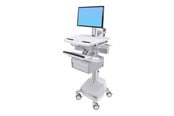 Skærmholder - Ergotron StyleView Cart with LCD Pivot SLA Powered 2 Tall Drawers - SV44-13C1-2