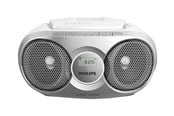 DAB, netværks- og clockradio - Philips CD Soundmachine AZ215S - FM - Stereo - Sølv - AZ215S/12
