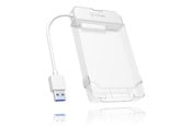 Harddisk - tilbehør - ICY BOX Adapter for 1x HDD/SSD with USB 3.0 Type-A interface and plastic enclosure - IB-AC703-U3