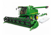 Legetøjsbil - Bruder John Deere Combine harvester - 02132