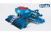 Legetøjsbil - Bruder LEMKEN Solitair 9 sowing combination - 02026