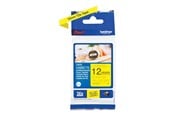 Papir, Fotopapir og Etiketter - Brother TZe 631S - Black on yellow Roll (1.2 cm x 4 m) - TZE631S