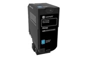 Blæk, Toner & Forbrugsstoffer - Lexmark cyan - original - tonerpatron - 74C20CE