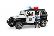 Legetøjsbil - Bruder  Jeep Wrangler Rubicon Police vehicle with police officer and accessories - 2526