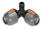 Havevanding - Gardena Hjørnestykke 25 mm x 1/2" hangevind - 2782
