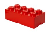 Børneværelse - LEGO opbevaringskasse 8, rød - RC4004BR