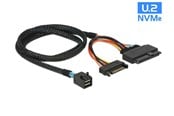SAS / SCSI kabel - DeLOCK Kabel Delock SFF-8643 -> U.2 SFF-8639 + SATA 15Pin - 84821