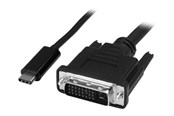 Skærmkabel - StarTech.com USB C to DVI Adapter 2M - CDP2DVIMM2MB