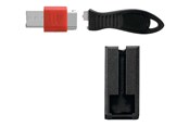 Systemtilbehør (kølepasta mv.) - Kensington USB Port Lock with Cable Guard - Square - K67915WW