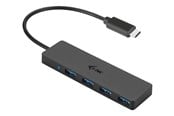 USB hub - I-Tec USB-C Slim Passive Hub - 4-Port - USB 3.0 - 20 cm cable USB hub - USB 3.0 - 4 ports - Sort - C31HUB404