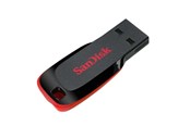 USB Stick - SANDISK Cruzer Blade - Sort - 128GB - USB Stick - SDCZ50-128G-B35