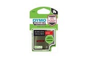 Papir, Fotopapir og Etiketter - DYMO D1® Durable tape | hvid på rød | 12 mm x 3m - 1978366