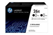 Blæk, Toner & Forbrugsstoffer - HP 26X / CF226XD 2-Pack High Capacity Black Toner - CF226XD