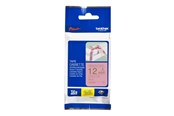 Papir, Fotopapir og Etiketter - Brother TZe RE34 - Gold on pink - Roll (1.2 cm x 4 m) - TZERE34