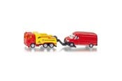 Legetøjsbil - SIKU 1667 Towing vehicle with passenger car - 541887