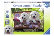 Puslespil - Ravensburger Traveling Pups - 100p - 105380