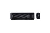 Tastatur - Logitech MK220 Combo Wireless - US - Tastatur & Mus sæt - Amerikansk engelsk - Sort - 920-003168