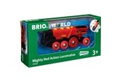 BRIO - Brio Stort, rødt lokomotiv, B/O - 33592