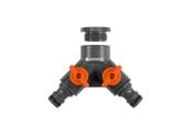Havevanding - Gardena GARDENA To-vejs ventil 26,5mm (G 3/4") / 21mm (G 1/2") - 0936-20