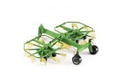 Legetøjsbil - Bruder Krone dual rotary swath windrower - 2216
