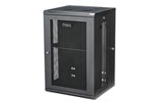 Rack skabe - StarTech.com RK1820WALHM - 18U - 4-Port Wall Mount Rack Cabinet (Includes 1U Shelf) - RK1820WALHM