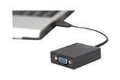 Skærmkabel - DIGITUS USB 3.0 to VGA Adapter ekstern videoadapter - sort - DA-70840