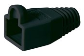 Netværkskabel - Pro RJ45 tective caps - Black (10 pack) - Sort - 4040849112164