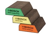 Slibemaskine - Bosch Pakke med 3 stk. slibesvampe, profil - 2609256F15
