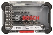 Bor & bits - Bosch Impact Control HSS borsæt, 8 dele - 2608577146