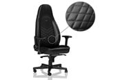 Gamer Stol - noblechairs ICON Series - Black Gamer Stol - Sort - PU Læder - Op til 150 kg - NBL-ICN-PU-BLA