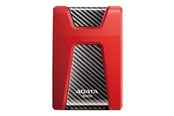 Harddisk - Ekstern - A-Data DashDrive Durable HD650 - 2TB - Ekstern Harddisk - Rød - AHD650-2TU31-CRD