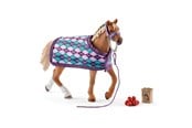Schleich - Schleich Engelsk fuldblod med dækken - 42360