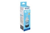 Blæk, Toner & Forbrugsstoffer - Epson T6735 - lys cyan - blækrefill - C13T67354A