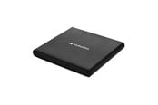 Optiske Drev (DVD / BR / Floppy) - Verbatim Slimline CD/DVD Writer - USB 2.0 - Black - DVD-RW (Brænder) - USB 2.0 - Sort - 98938