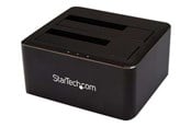 Harddisk - tilbehør - StarTech.com Dual Bay SATA HDD Docking Station for 2.5/3.5" HDDs - USB 3.0 - SDOCK2U33V