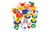 Legekøkken og udstyr - Dantoy KITCHEN PLAY SET IN BOX 59 PCS. - 4256