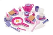 Legekøkken og udstyr - Dantoy MY LITTLE P. BREAKFAST SET IN BOX 30 PCS. - 4465