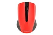 Mus - MODECOM MC-WM9 - Mus - Optisk - Rød - M-MC-0WM9-150