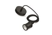 Lamper - Philips Retroledning og fatning, sort - 929001977901