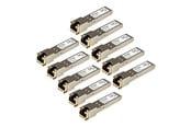 Repeater, boostere, bridges & transceiver - StarTech.com Gigabit RJ45 Copper SFP Transceiver Module - HP J8177C Compatible - SFP (mini-GBIC) transceiver modul - Gigabit Ethernet - J8177C10PKST