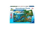 Puslespil - Ravensburger Dinosaur Facination 3x49p - 93175