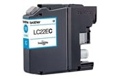 Blæk, Toner & Forbrugsstoffer - Brother LC22EC / LC 22EC High Capacity Cyan Ink - LC22EC