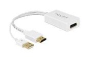 Skærmkabel - DeLOCK - video transformer - hvid - 62496