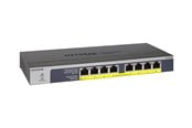 Switch - Netgear GS108PP 8-Port Gigabit Ethernet High-power PoE+ Unmanaged Switch with FlexPoE (123W) - GS108PP-100EUS