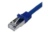 Netværkskabel - StarTech.com 0.5m Blue Cat6 / Cat 6 Shielded (SFTP) Patch Cable 0.5 m - patchkabel - 50 cm - blå - N6SPAT50CMBL