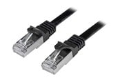 Netværkskabel - StarTech.com 0.5m Black Cat6 / Cat 6 Shielded (SFTP) Patch Cable 0.5 m - patchkabel - 50 cm - sort - Sort - 0.5m - N6SPAT50CMBK
