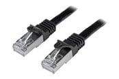 Netværkskabel - StarTech.com 3m Black Cat6 / Cat 6 Shielded (SFTP) Patch Cable 3 m - patchkabel - 3 m - sort - N6SPAT3MBK