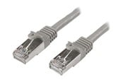 Netværkskabel - StarTech.com Cat6 Patch Cable - Shielded (SFTP) - 1 m - grey - N6SPAT1MGR