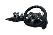 Spil tilbehør - Logitech G920 Driving Force - rat og pedalsæt - kabling - Wired Steering wheel & Pedal set - Microsoft Xbox One - 941-000124
